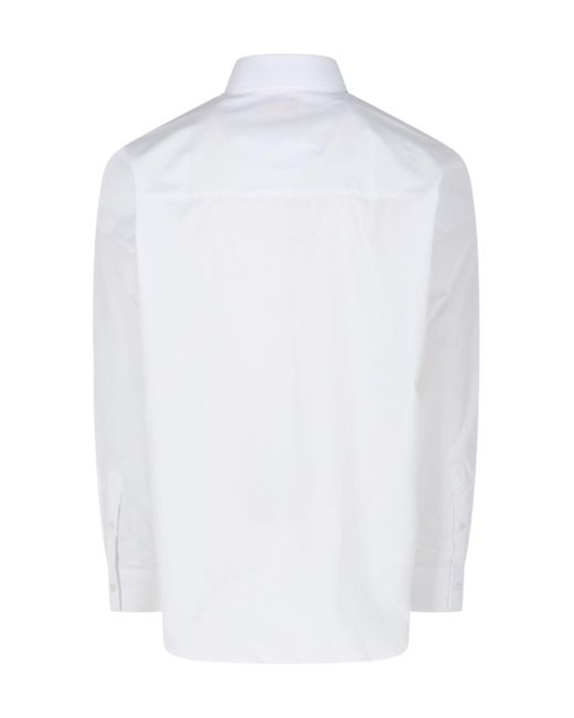 DIESEL White 'oval-d' Logo Shirt