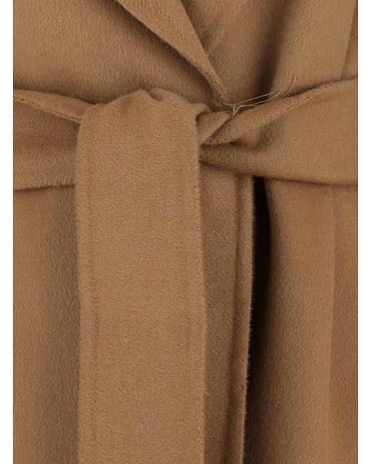 Max Mara Natural Coat Wool-Cashmere