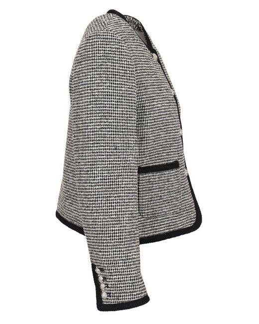 DUNST Gray Boucle Tweed Jacket