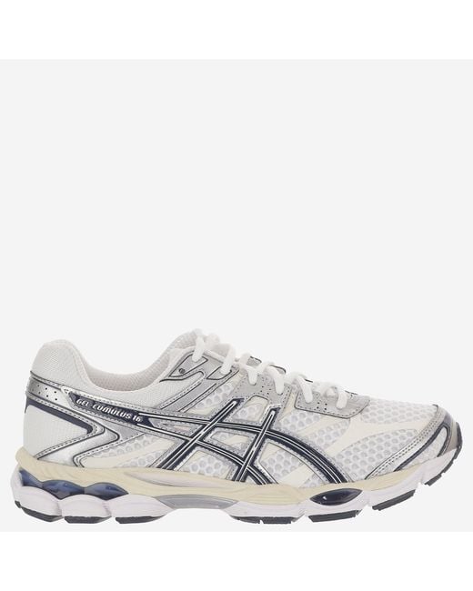 Asics White Sneakers Gel-Cumulus 16 Textile Trainers