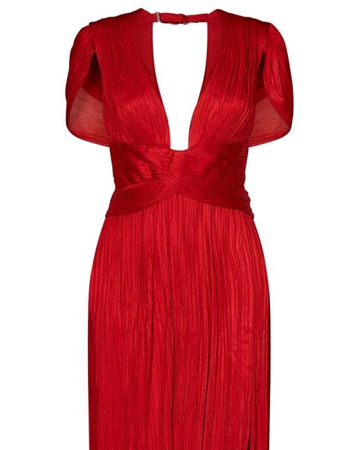 Maria Lucia Hohan Red Laurel Long Dress