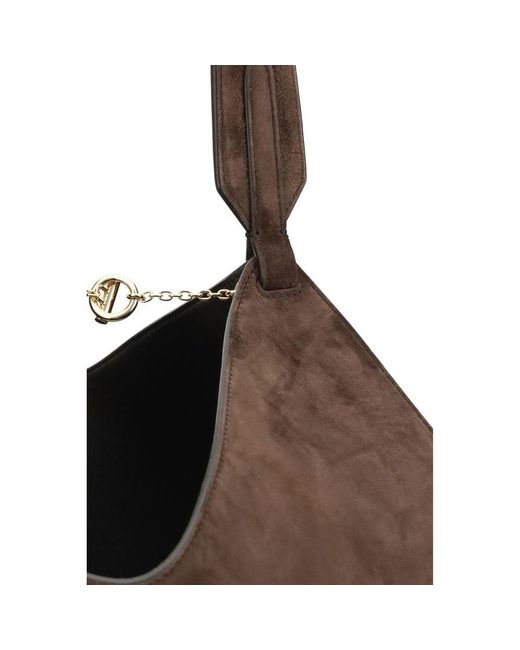 Khaite Brown Lotus Small Shulder Bag