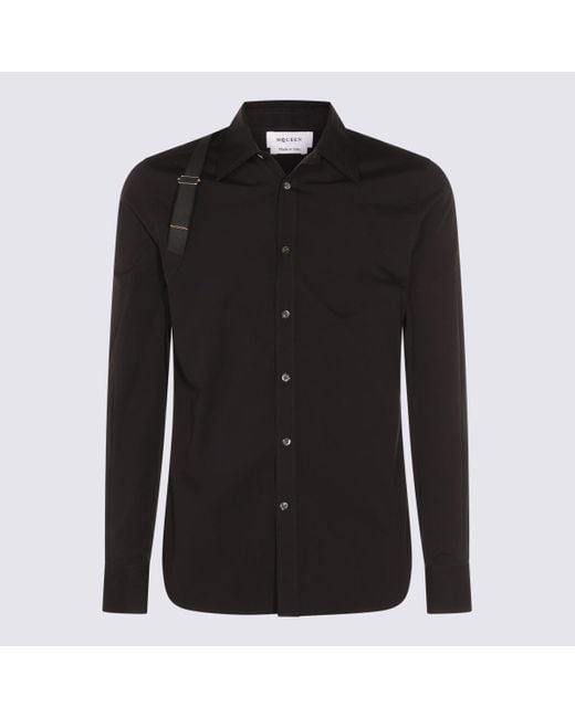 Alexander McQueen Black Cotton Shirt for men