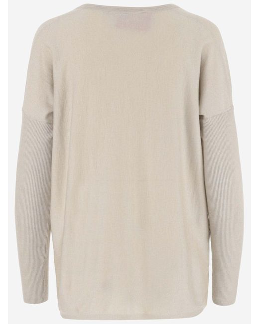 Wild Cashmere Natural Silk And Cashmere Blend Pullover