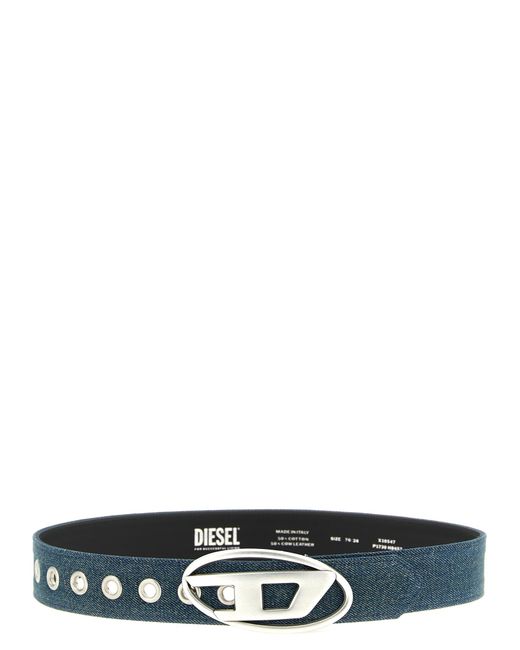 DIESEL White 'B-1Dr' Belt