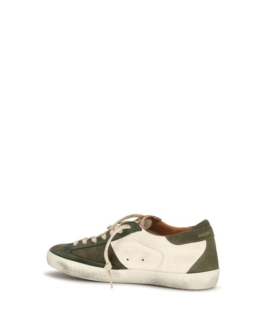 Golden Goose Deluxe Brand Metallic Super Star Sneakers for men