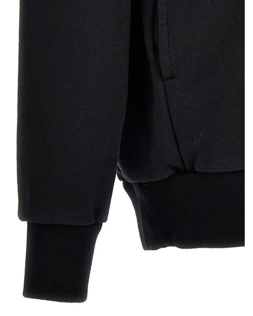 Undercover Black Cotton Sweatshirt With Iconic Band Prints for men