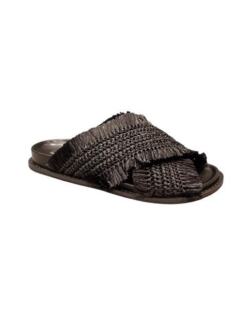 Michael Kors Brown Peyton Flat Sandal Calf Leather
