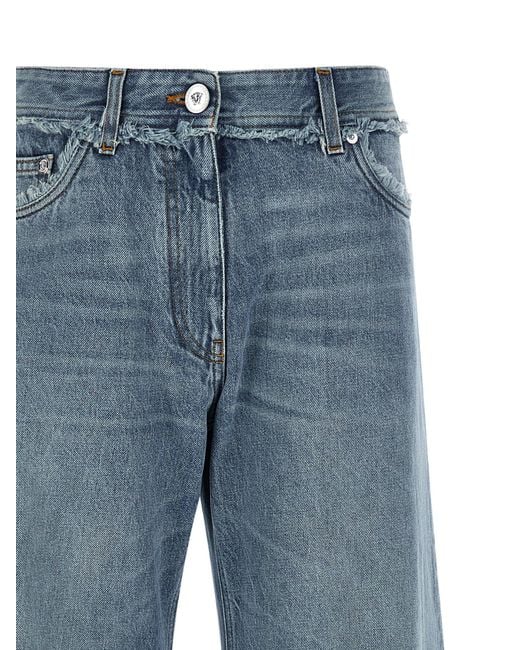 Versace Blue Boyfriend Jeans