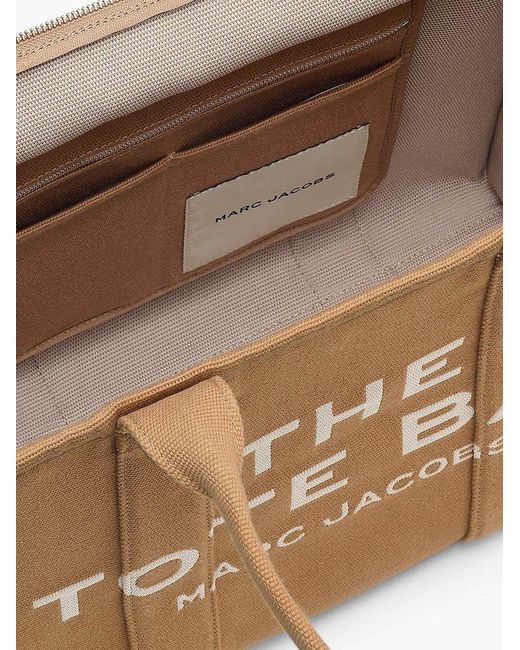 Marc Jacobs Brown Tote Bag Woven Jacquard Tote-Bags