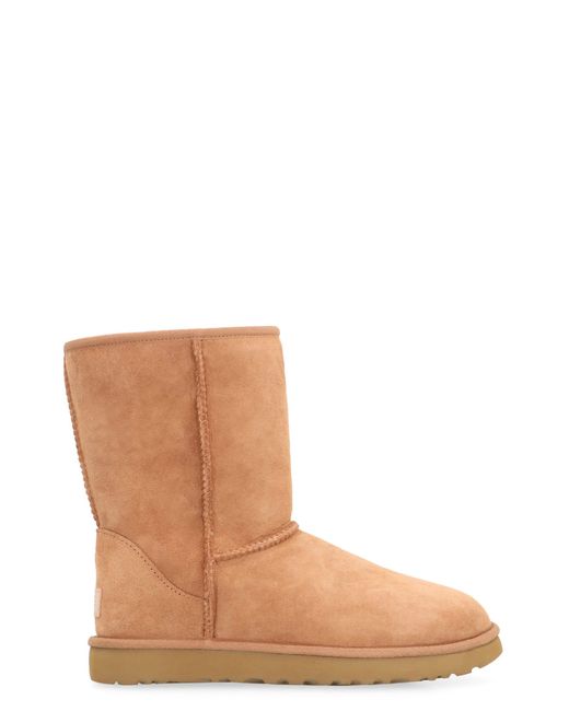 Ugg Brown Classic Short Ii Ankle Boots