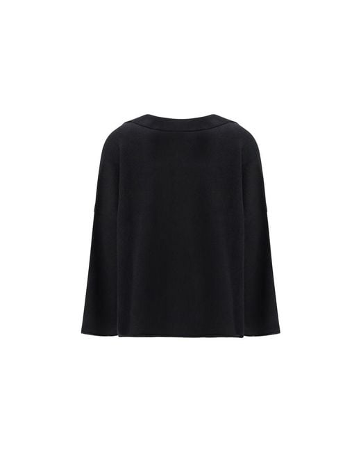 Alanui Black Cashmere Sweatshirt Clothing