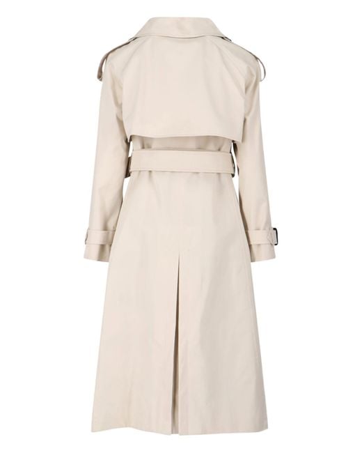 Burberry Natural Fitzrovia Double-Breasted Trench Coat