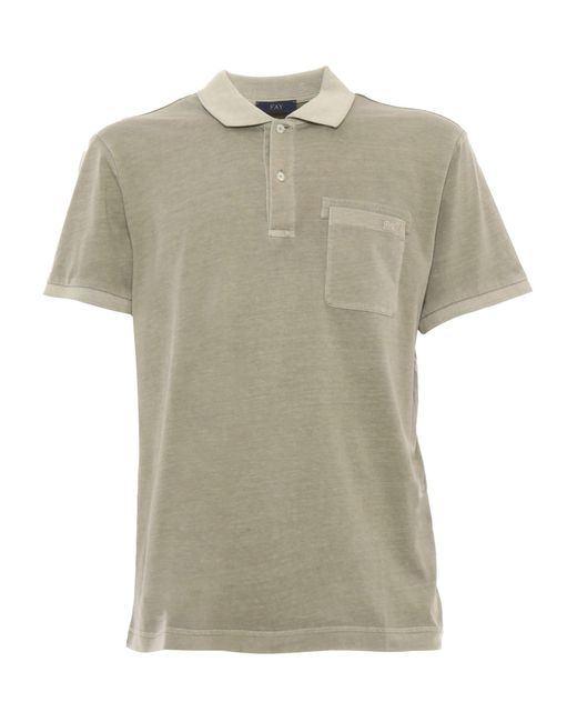Fay Green Polo With Poket for men