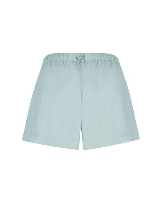 Fendi Blue Techno Fabric Shorts Polyester