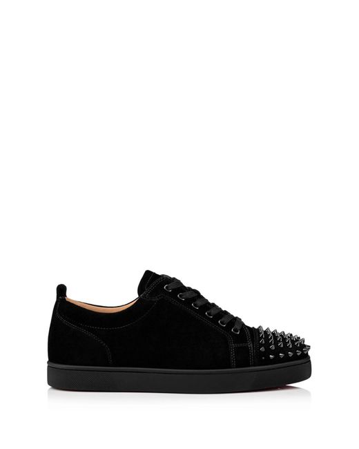 Christian Louboutin Black Louis Sneakers With Spikes for men