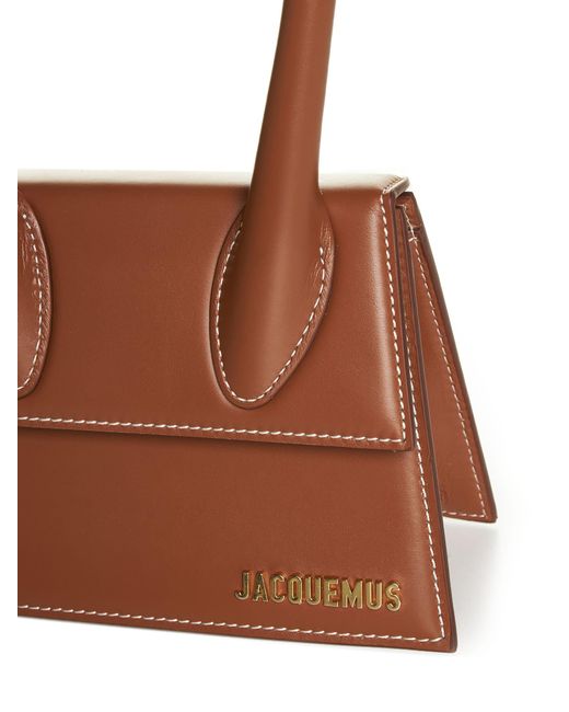Jacquemus Brown Le Chiquito Moyen Leather Bag