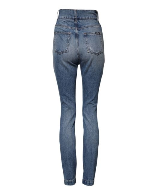 Dolce & Gabbana Blue Slim Fit Denim Jeans