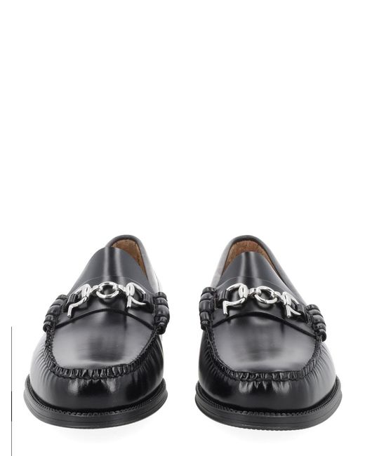 G.H.BASS Black Mocassino "Easy Weejun Lincoln" for men