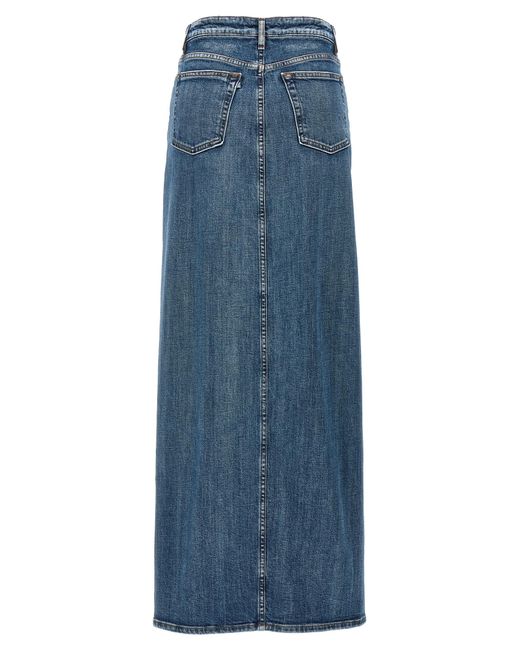 3x1 Blue Elizabella Long Skirt