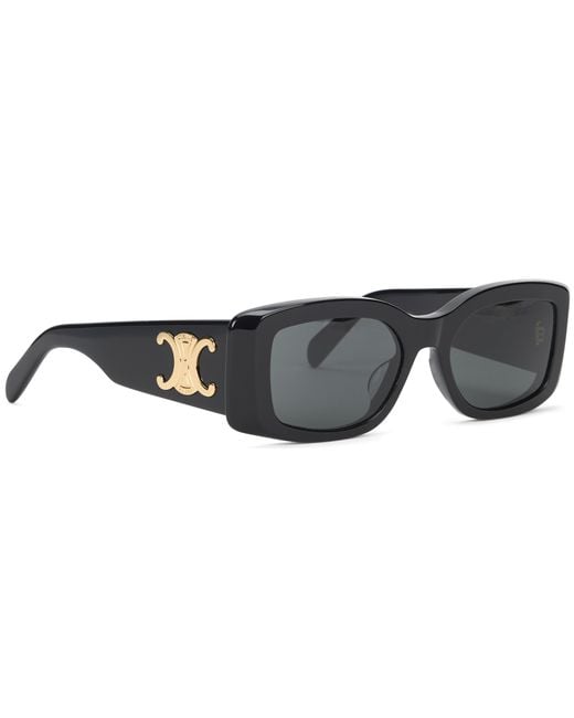 Céline White Sunglasses Triomphe Xl Acetate