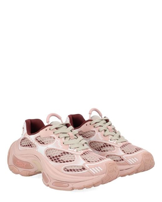 Ash Pink Sneakers Dragon Calf Leather Trainers