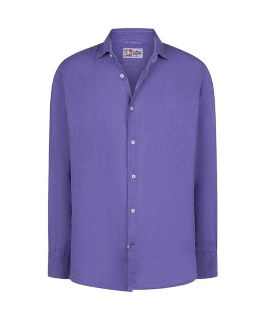 Mc2 Saint Barth Purple Pamplona Shirt for men