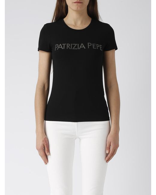 Patrizia Pepe Black T-Shirt T-Shirt