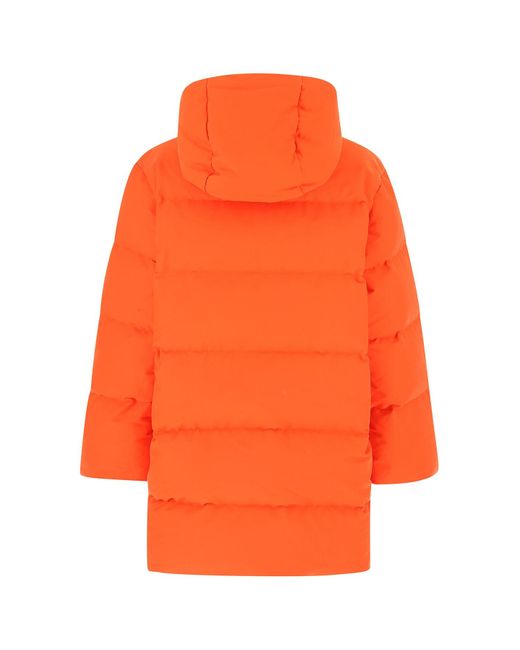 Loewe Orange Cotton Down Jacket