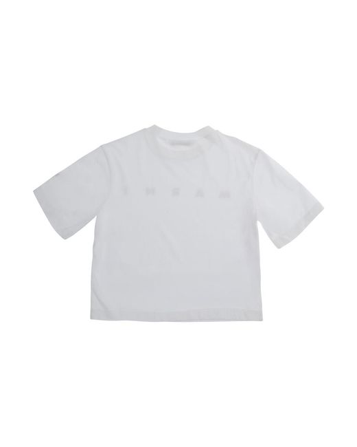 Marni White Cotton T-Shirt T-Shirts