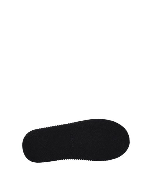 Jil Sander Black Fabric Platform Sneakers for men