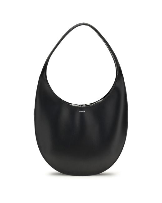 Coperni Black Swipe Medium Shoulder Bag