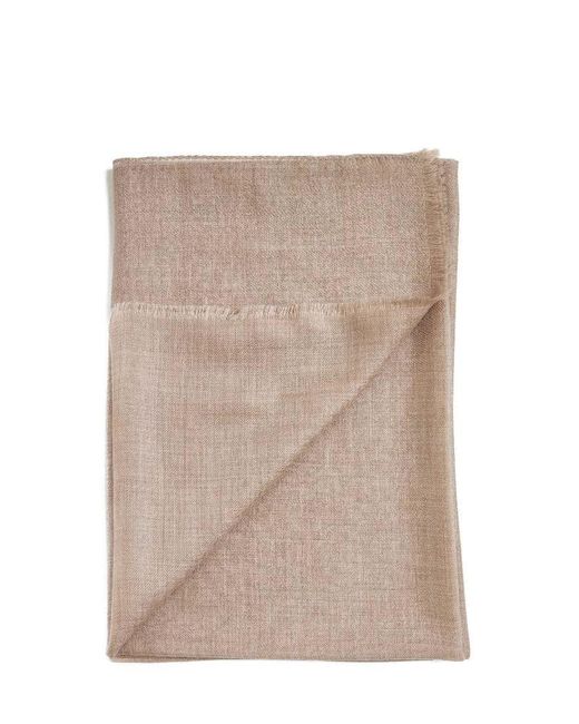 D 40 Natural Cashmere Scarf for men