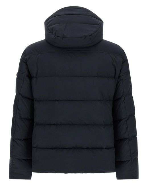 Moorer Black Wool Bomber Clothing for men
