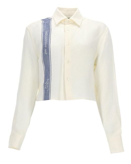 J.W. Anderson White Shirt Linen