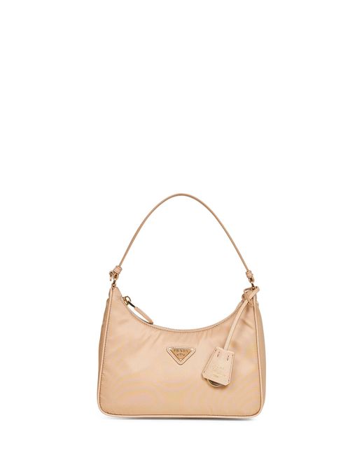 Prada Natural Camel Prada Re-Edition 2005 Mini Bag
