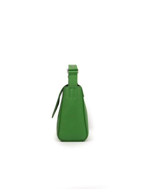 Orciani Green Sveva Vanity Mini Leather Bag