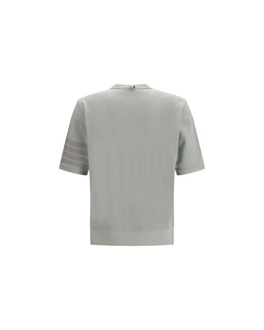 Thom Browne Gray Cotton Sportswear for men