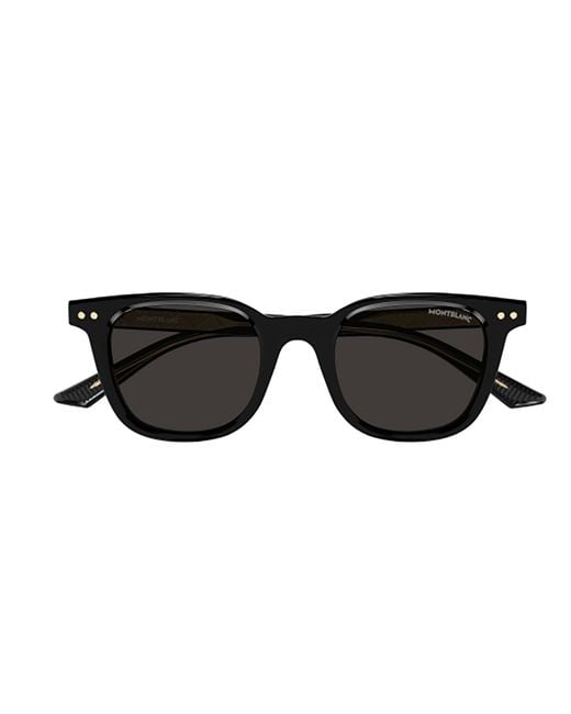 Montblanc Black Panthos Frame Sunglasses