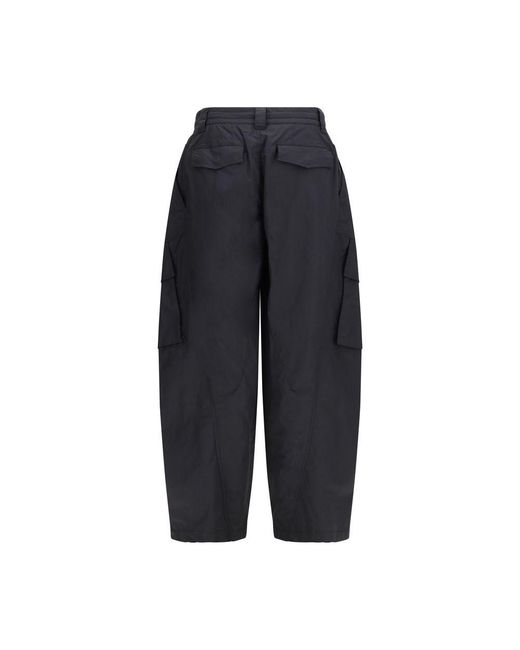 Dolce & Gabbana Blue Black Cotton Cargo Pants for men