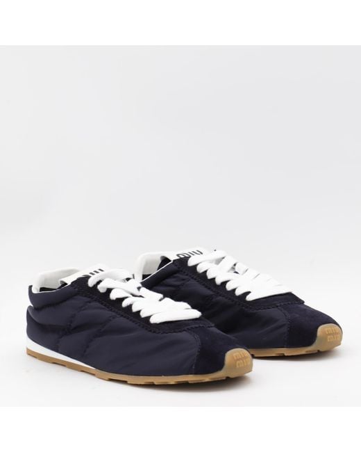 Miu Miu Blue Sneakers