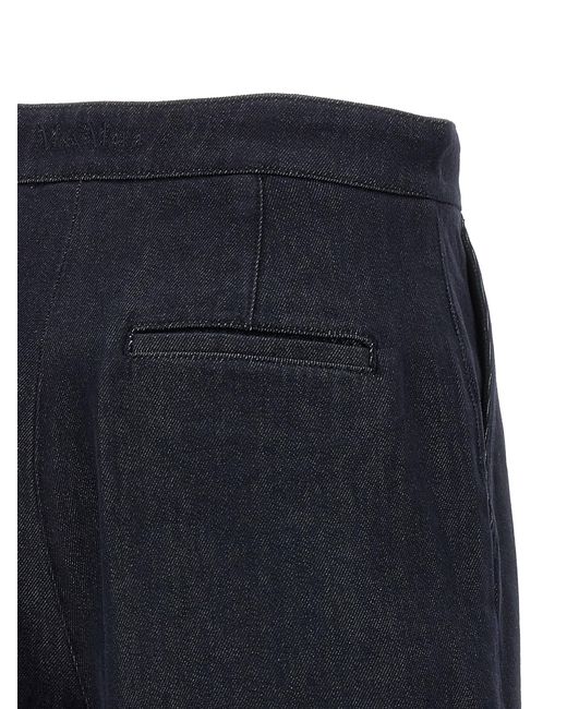 Max Mara Blue 'Mxmcalca' Shorts