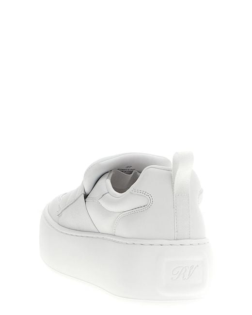 Roger Vivier White Viv Up Sneakers