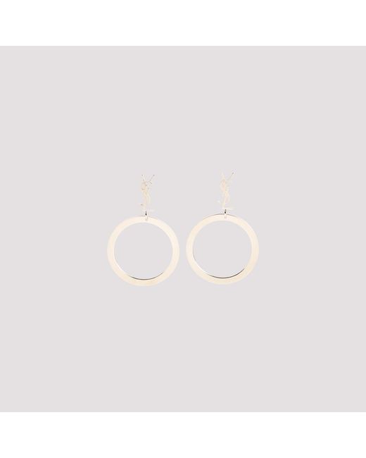 Saint Laurent Pink Earrings Cassandre