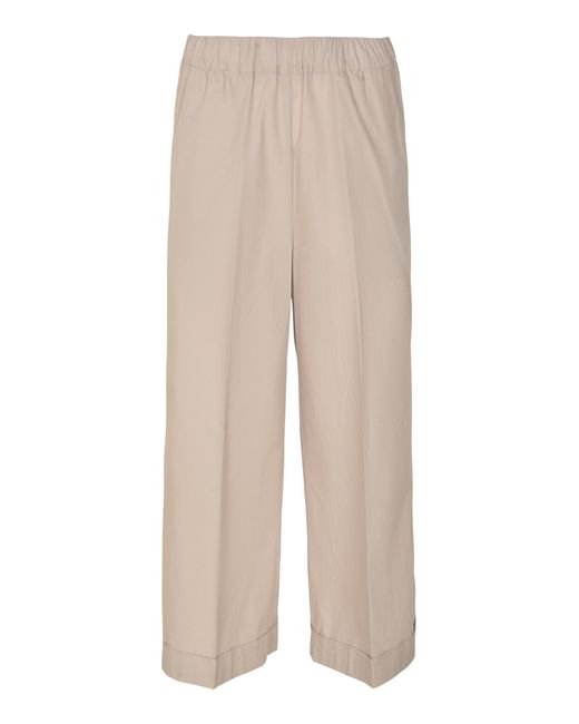 Kiltie Natural Cropped Trousers