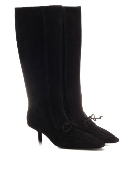 Burberry Storm Black Suede Boots