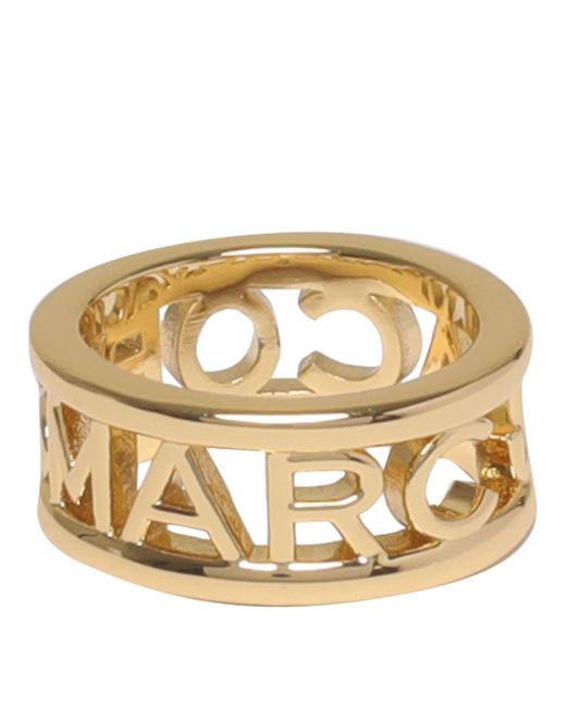 Marc Jacobs Metallic The Monogram Ring