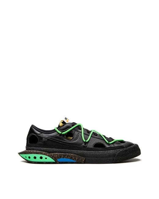 Nike Green Blazer Low '77 X Off- Sneakers
