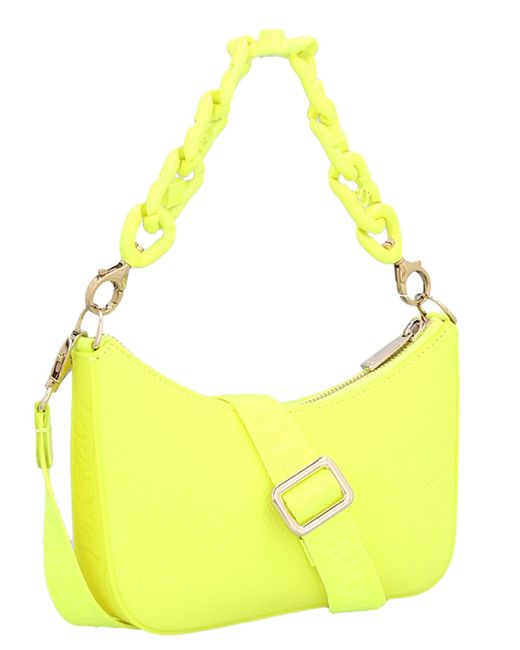 Christian Louboutin Yellow Loubila Chain Mini Shoulder Bag