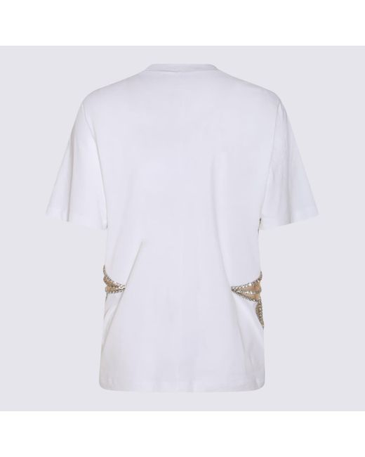 DSquared² White Cotton T-Shirt